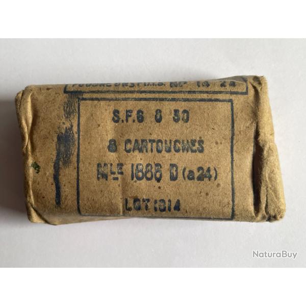 Cartouches LEBEL 8 mm Mitrailleuse