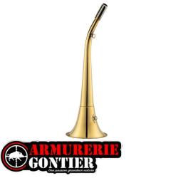 Corne ronde Compi&egrave;gne 45 cm en laiton poli