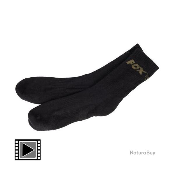 Chaussettes Fox Explorer Black (par 3) 44/47