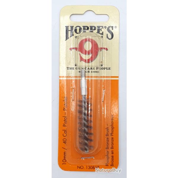 Ecouvillon : Bronze Phosphore "HOPPE'S" sous blister - 10mm / 40 cal. Pistolet.