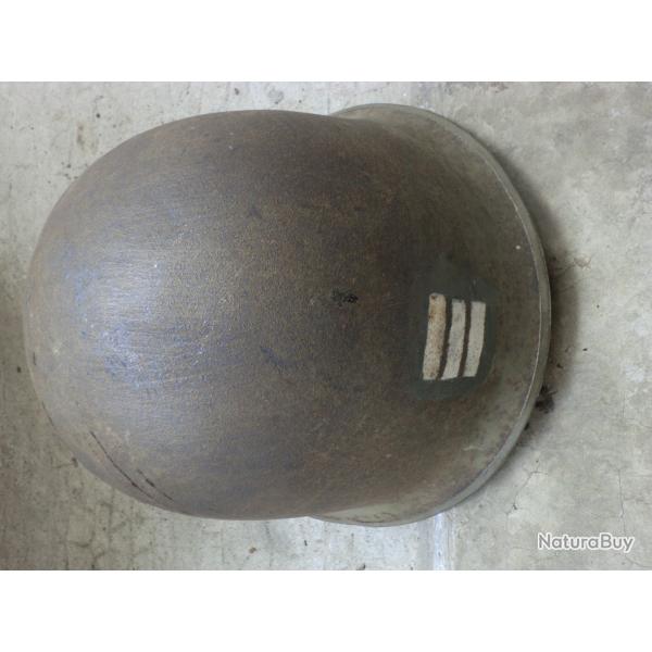 casque modele 54  p�riode indochine  grade capitaine   T 58 - 62