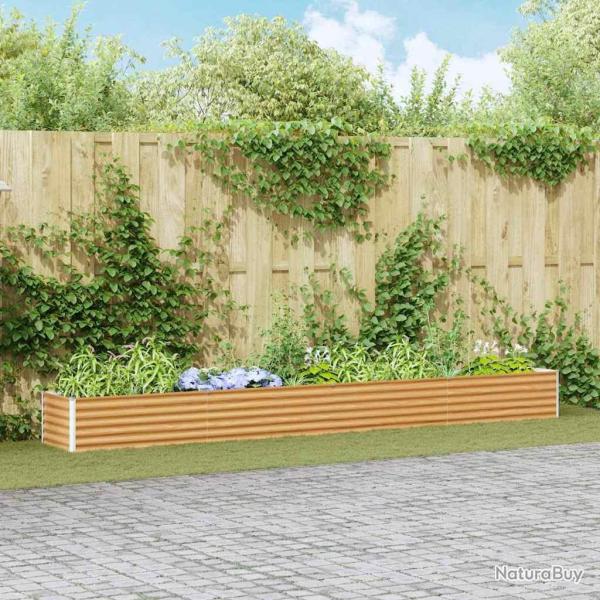 Jardini�re sur�lev�e 390 x 50 x 36 cm Acier galvanis�