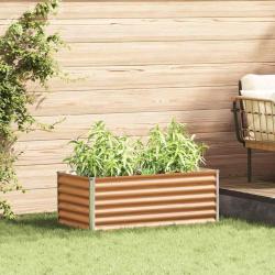 Jardini&egrave;re sur&eacute;lev&eacute;e 98 x 50 x 36 cm Acier galvanis&eacute;