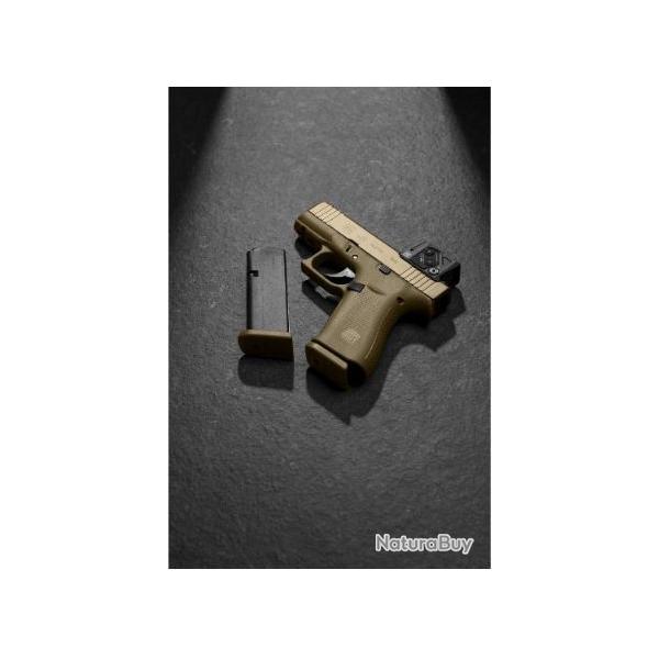 Pistolet GLOCK 43X coyote a-cut combo aimpoint coa cal.9x19