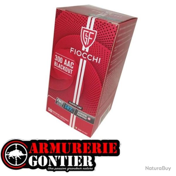 Fiocchi 300 AAC Blackout 147 gr FMJ - Bo�te de 50