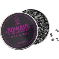 Plombs 4.5mm pointus Powair x500