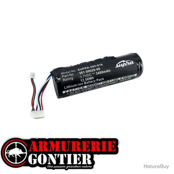 Batterie Supra Power 3400 mAh compatible Garmin DC30 / DC40