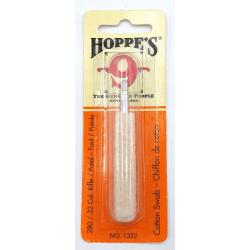 Ecouvillon : Laine - "HOPPE'S" sous blister - calibre 280/32 Cal. (Fusil et Pistolet).
