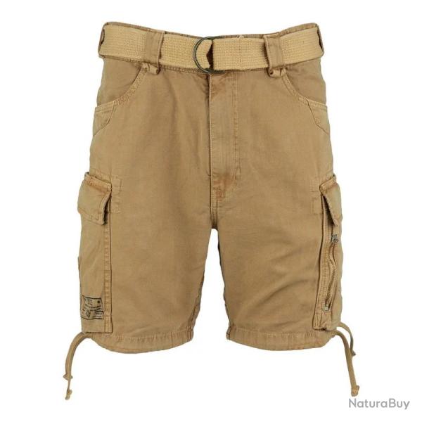 Short cargo homme 100 % coton pour randonn�e et outdoor S