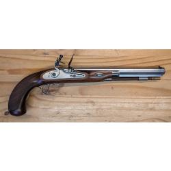 Pistolet Charles Moore Target Silex Pedersoli calibre .45 excellent &eacute;tat