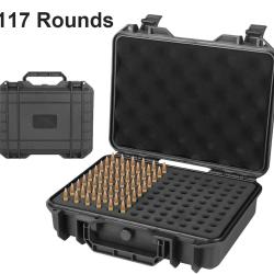 Bo&icirc;te &agrave; Munitions 117 Cartouches 223 5.56 7.62x39 &Eacute;tanche IP67 &Eacute;tui Rangement Tir Chasse