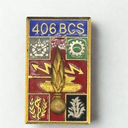 (108.013) Insigne Train du 406&deg; BCS Bataillon Commandement Services