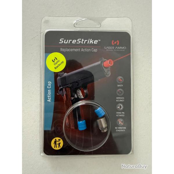 Back cap optique SureStrike 9mm de remplacement pour SureStrikeMAG Laser Ammo