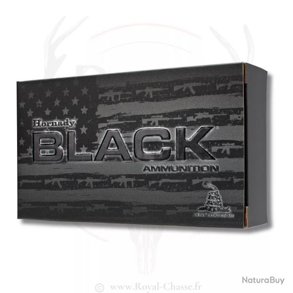 20 balles ELD Match BLACK Cal.22 ARC 75Grs HORNADY