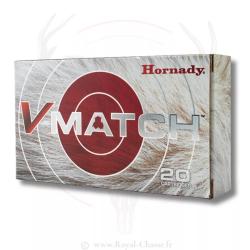 20 balles V-MATCH ELD-VT Cal.22 ARC 62Grs HORNADY