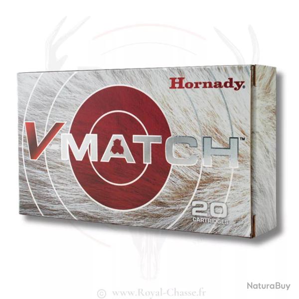 20 balles V-MATCH ELD-VT Cal.22 ARC 62Grs HORNADY
