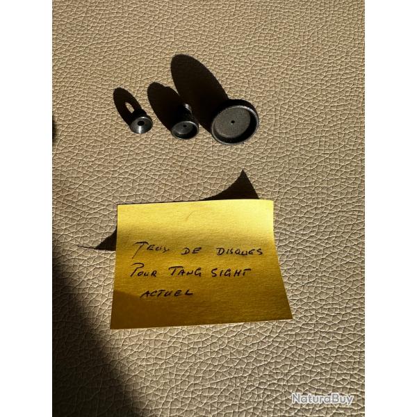 Lot de disque pour Tang sight LYMAN.