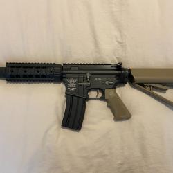 M4 Airsoft BOLT AEG BRSS - B4 TSD B.R.S.S. - BOLT - Recoil Shock System TAN -