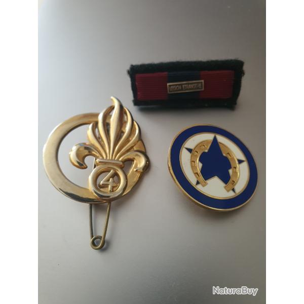 LOT INSIGNES L�GION 4 �ME ETRANGER