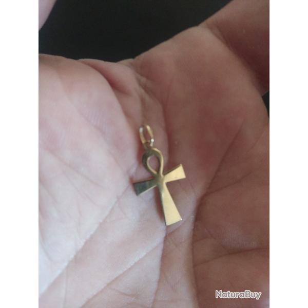 M�daille Croix de la Vie Or 18 Carats 750/000