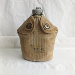 Equipement WW 1 - US139790a  Bidon individuel ml 1910 (Canteen M-1910)