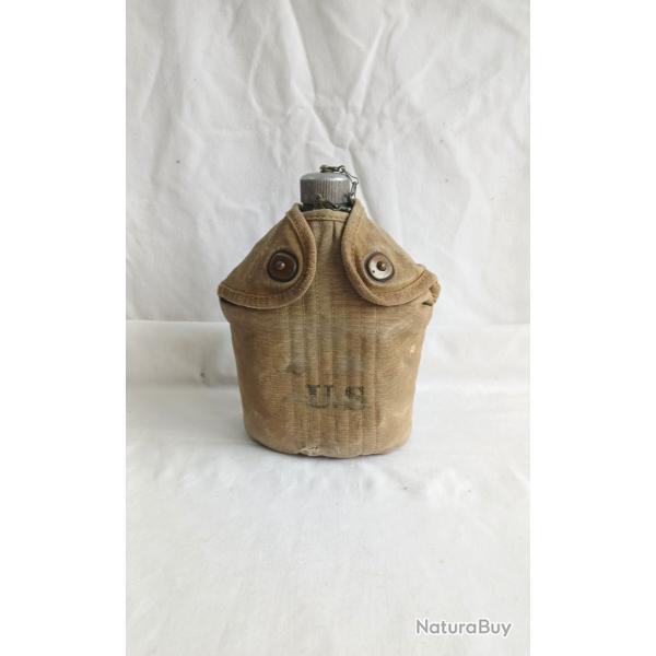 Equipement WW 1 - US139790a  Bidon individuel ml 1910 (Canteen M-1910)