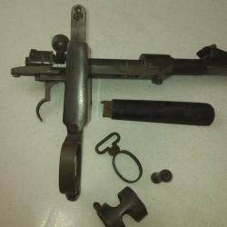 ensemble  canon verrou et tout les accesoires pour remonter mauser  amberg de 1916  no serie  1061