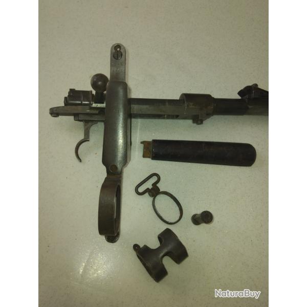 ensemble  canon verrou et tout les accesoires pour remonter mauser  amberg de 1916  no serie  1061