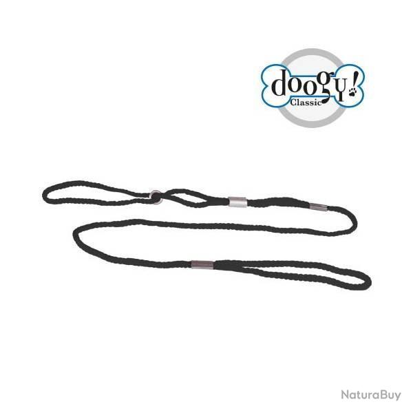 Laisse de pr�sentation nylon ronde noire 5 mm