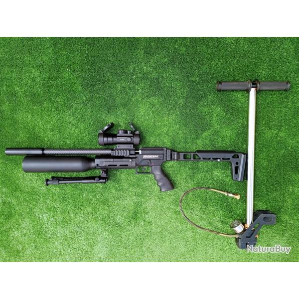 PACK19 Carabine PCP SNOWPEAK AP900B Cal. 6,35 mm Bouteille en aluminium