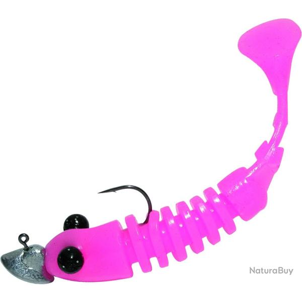 Leurre Souple Delalande Skeleton 5cm Rose