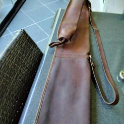 Fourreau en cuir fusil de chasse