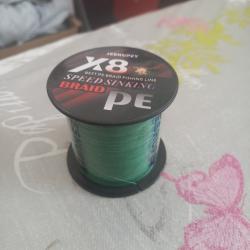 300 m&egrave;tres de tresse 45/100, 52kgs