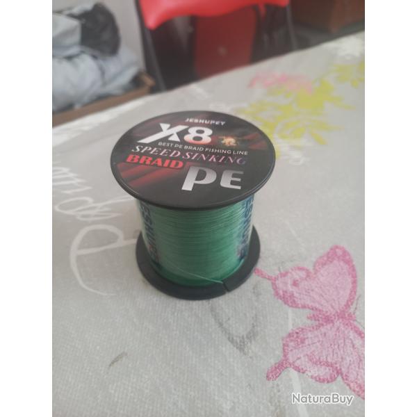 300 m�tres de tresse 45/100, 52kgs