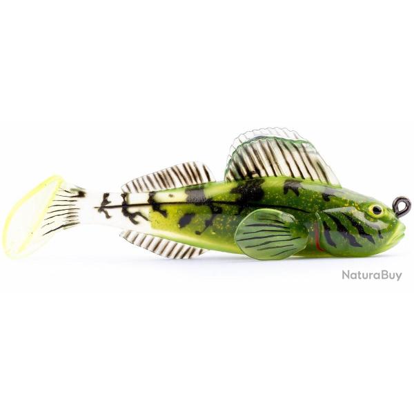 Leurre Souple Live Target Goby Paddle Tail Rigged 8,5cm 8,5cm 15g A l'unit� Chartreuse Green