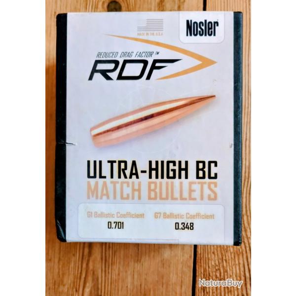 Ogives NOSLER 30cal 210gr rdf hpbt - 100 pcs