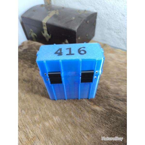 Boite 10 munition 416 barrett lht 132mm bleu