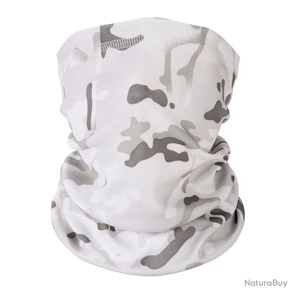Cache-Cou Camouflage Neige Unisexe Respirant Acrylique