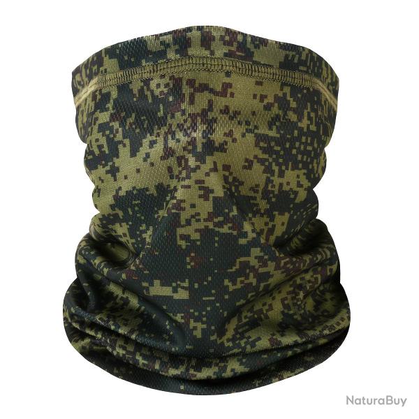 Cache-Cou Camouflage EMR Unisexe Respirant Acrylique