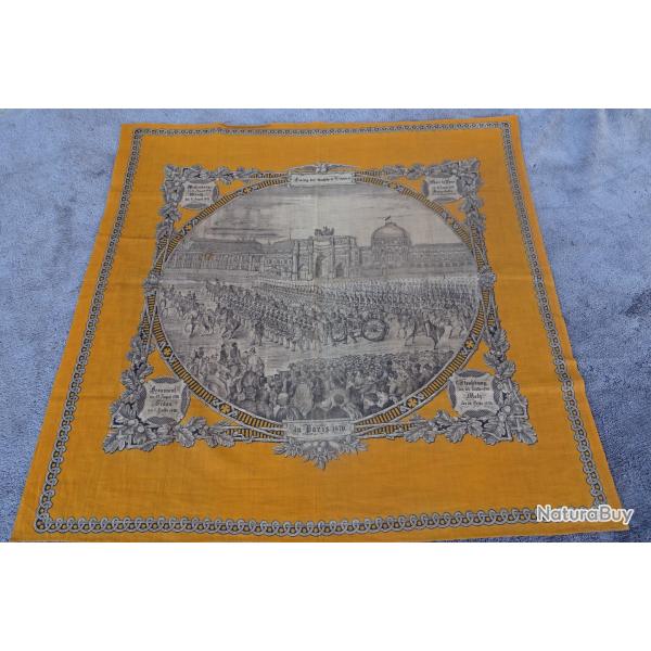 Foulard comm�moratif allemand de la guerre franco-prussienne.