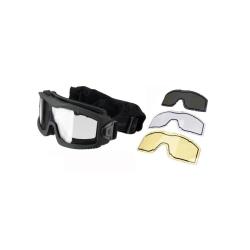 Masque s&eacute;rie AERO Thermal avec 3 &eacute;crans (Noir)