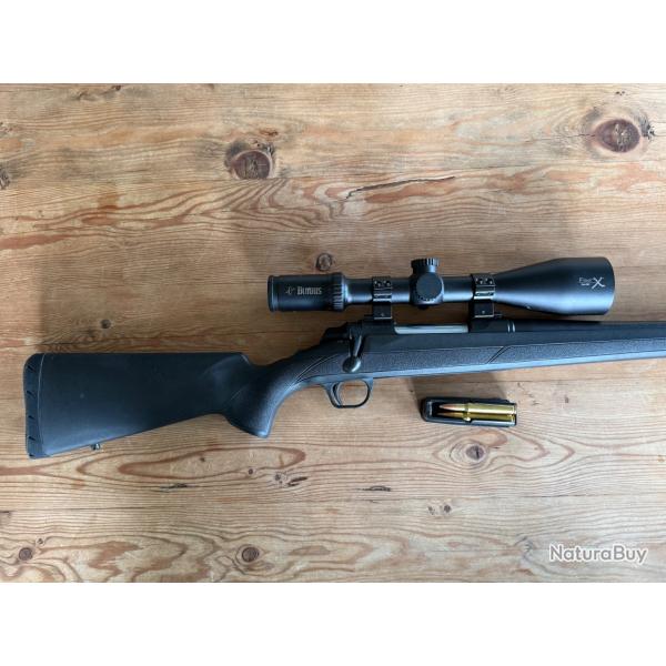Carabine Browning 30-06 A-Bolt avec lunette Hubertus 3x12 point lumineux