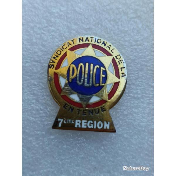 PINS POLICE NATIONAL SYNDICAT NATIONAL DE LA POLICE EN TENUE 7eme REGION