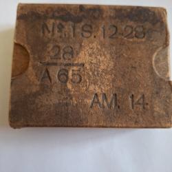 Rare bo&icirc;te de munitions 6.5x53rMannlicher hollandais