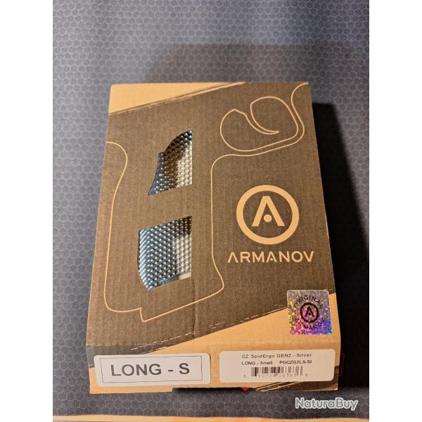 Plaquettes alu Armanov SpidErgo CZ Shadow 2 et SP01