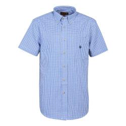 CHEMISETTE HOMME GRAND VOILE BLANC BLEU - L - IDAHO