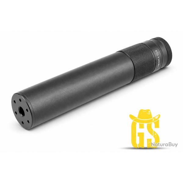 SILENCIEUX UMAREX SD4 14MM CCW / 1/2"-20 UNF - CAL 4.5 / 5.5 / 6.35 mm  -25 dB de R�duction sonore