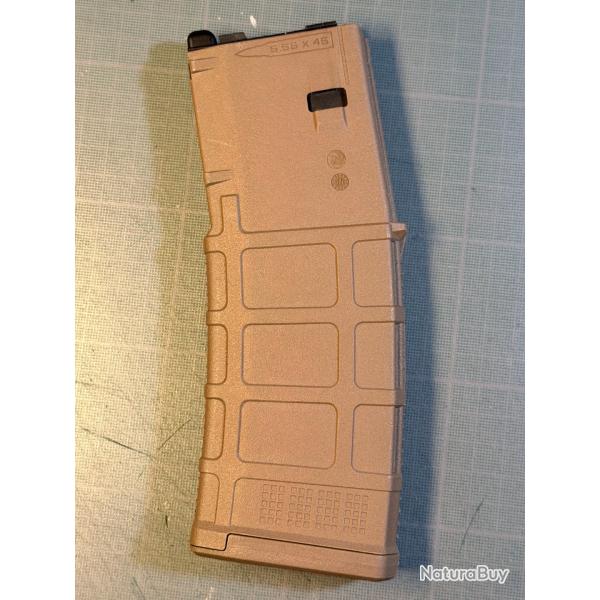 Guns Modify chargeur gaz EVO 35 billes pour Tokyo Marui MWS M4 - Dark Earth