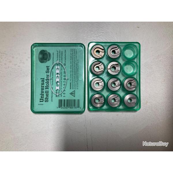 Set de 11 shell holder Universal LEE