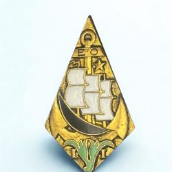 (108.026) Insigne du D&eacute;tachement des Commis Ouvriers Coloniaux - Drago